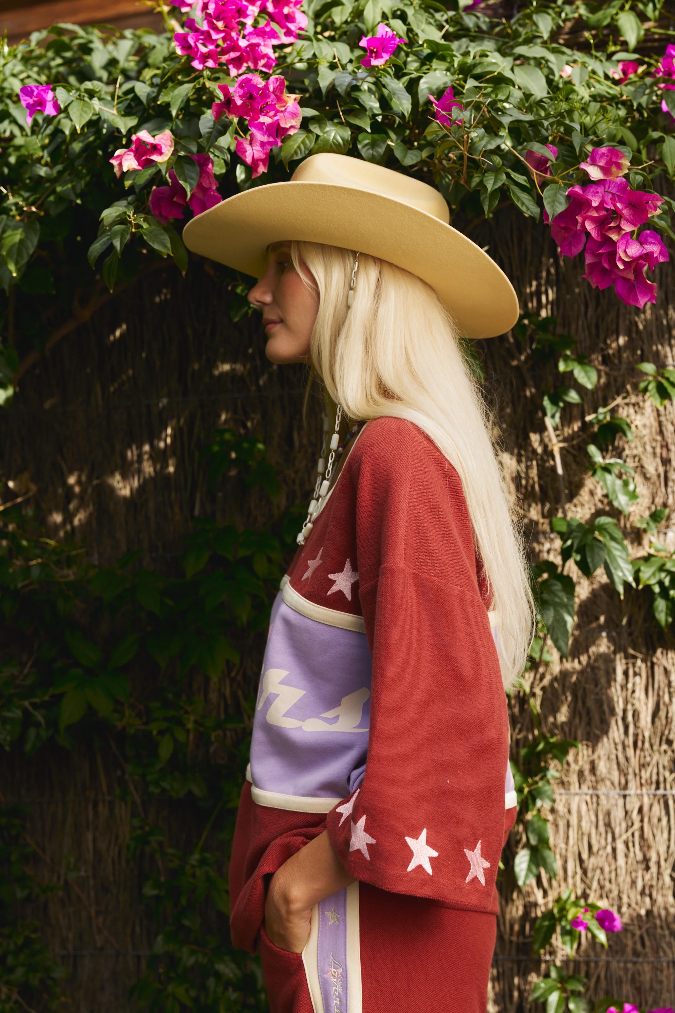 Only Lovers Left Surf League Jersey - Burgundy