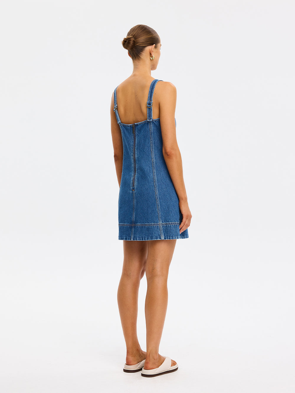 Kivari Oriana Denim Mini Dress