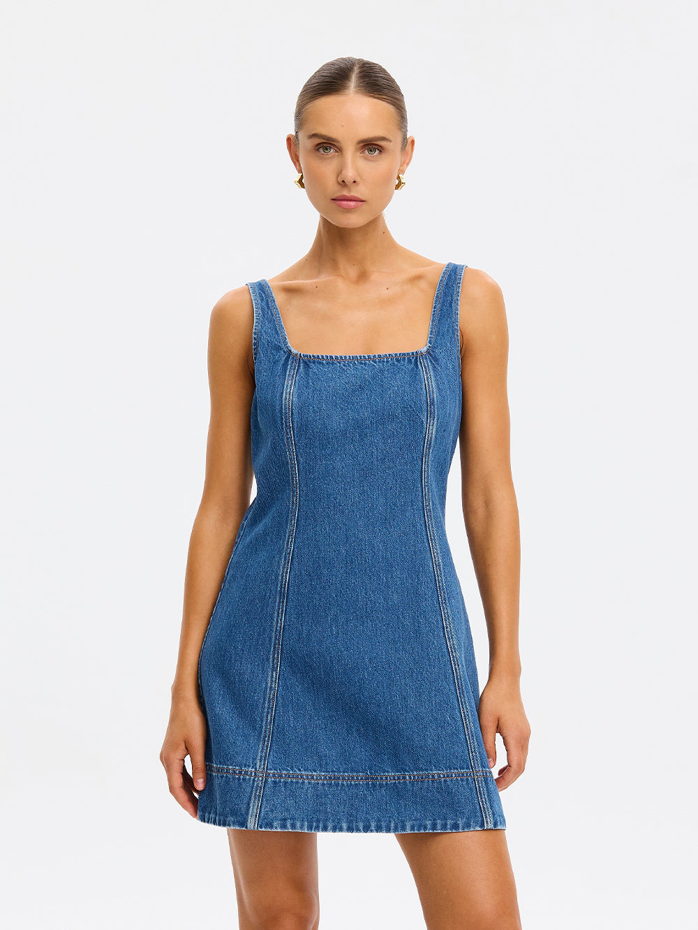 Kivari Oriana Denim Mini Dress