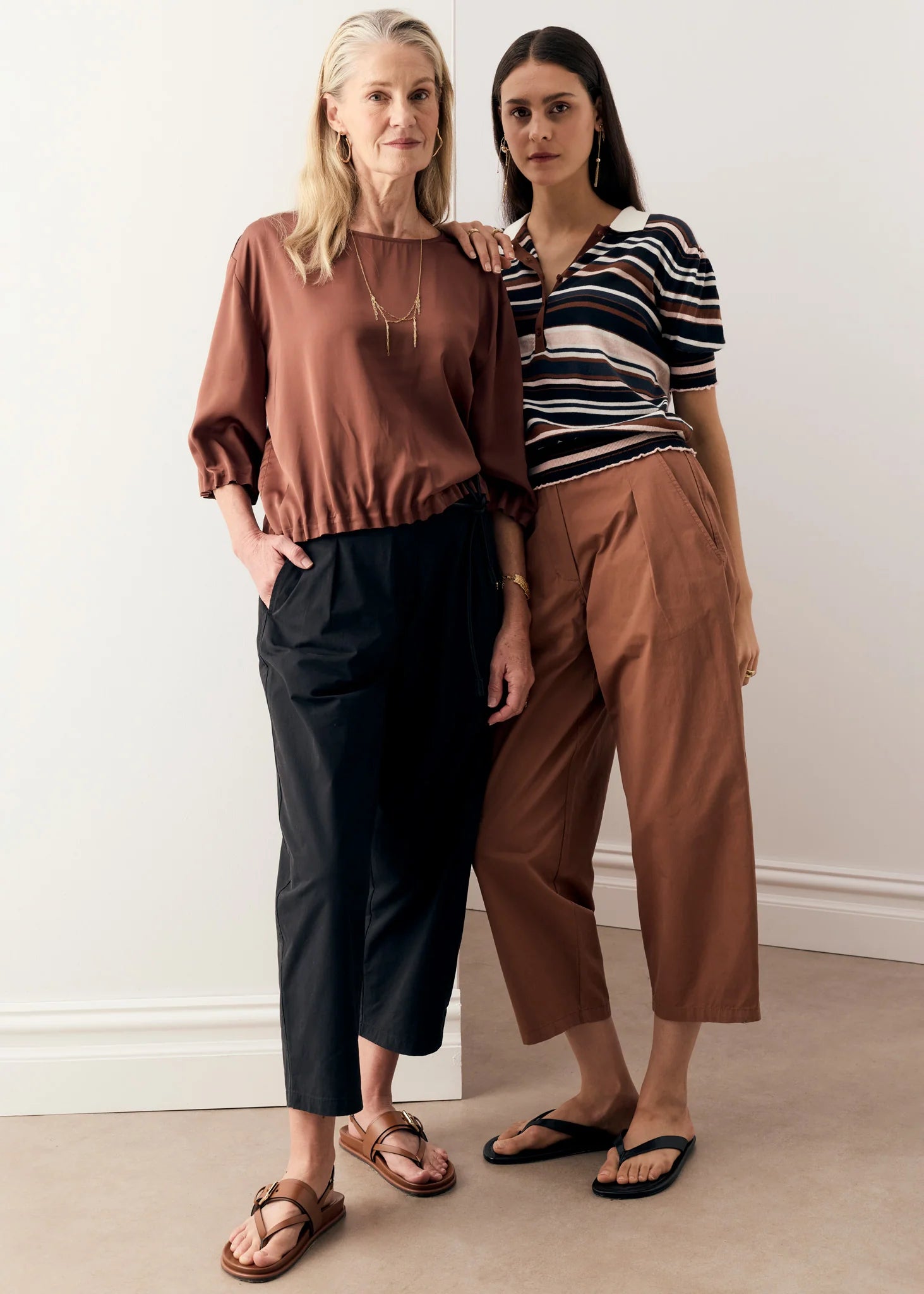 POL Innes Tuck Top - Toffee