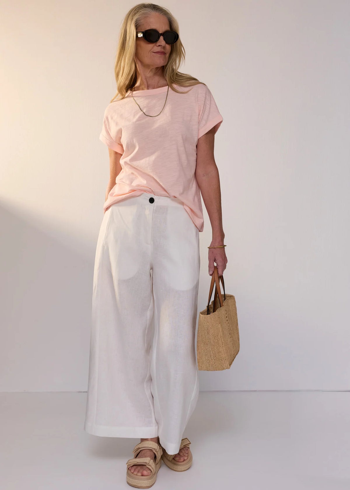 POL Onda Pant - White
