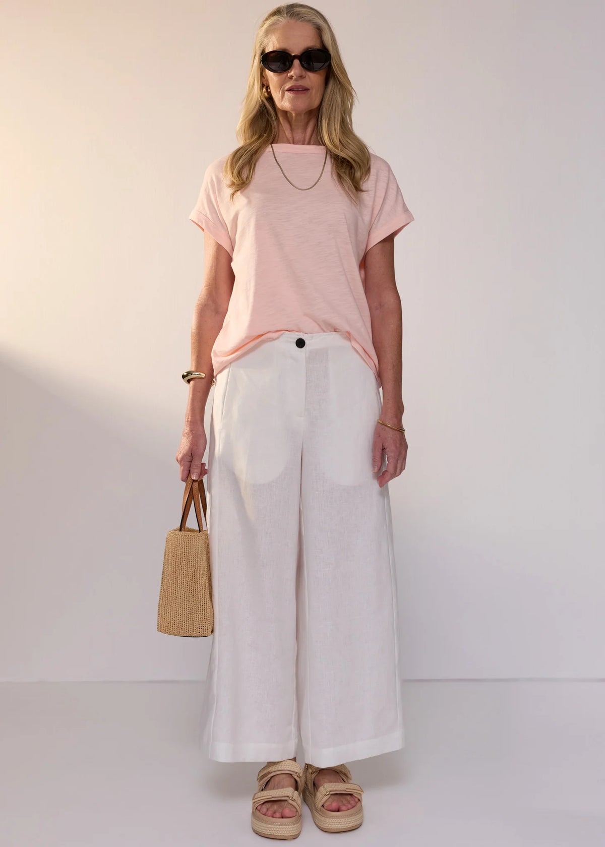 POL Onda Pant - White