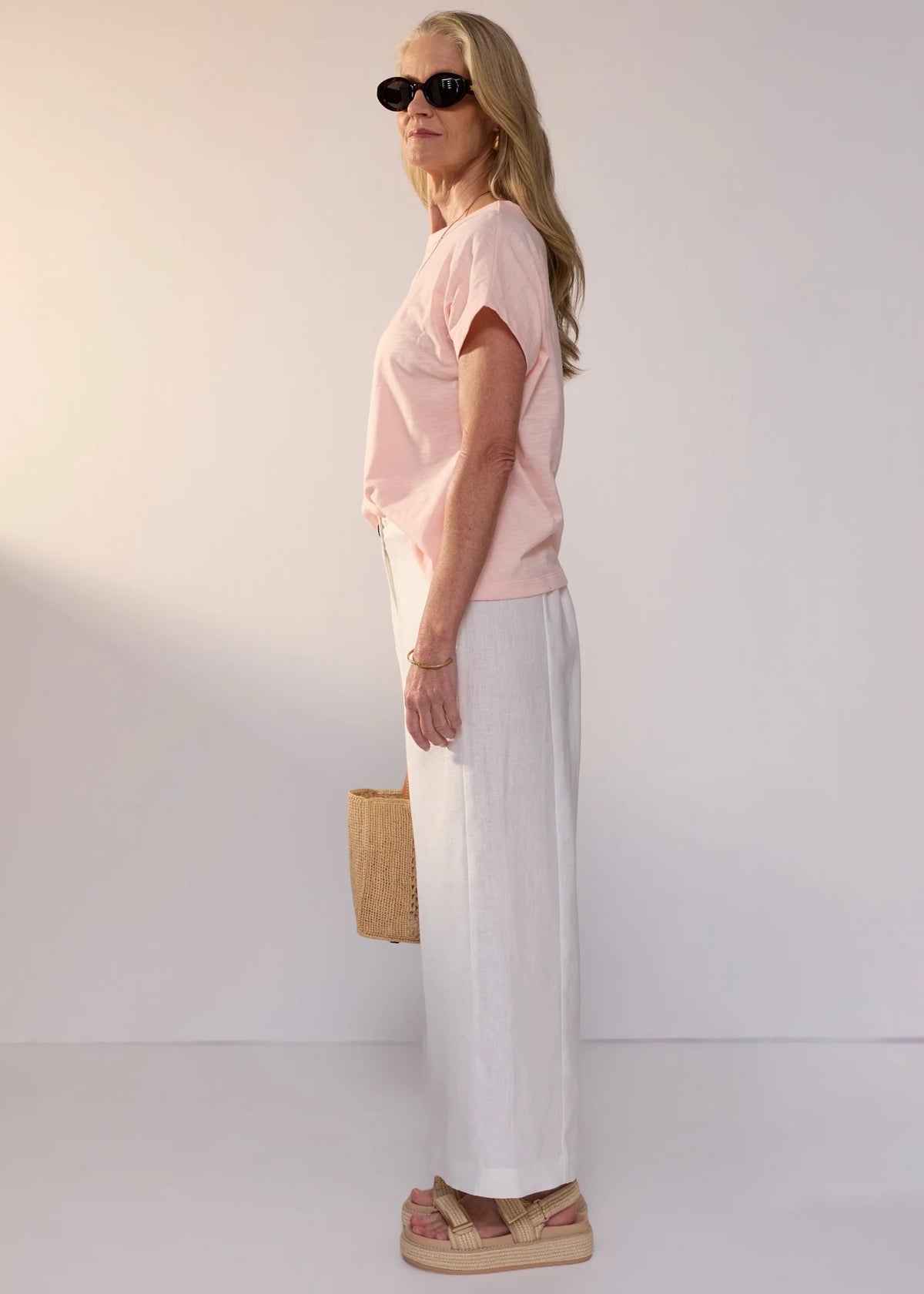 POL Onda Pant - White