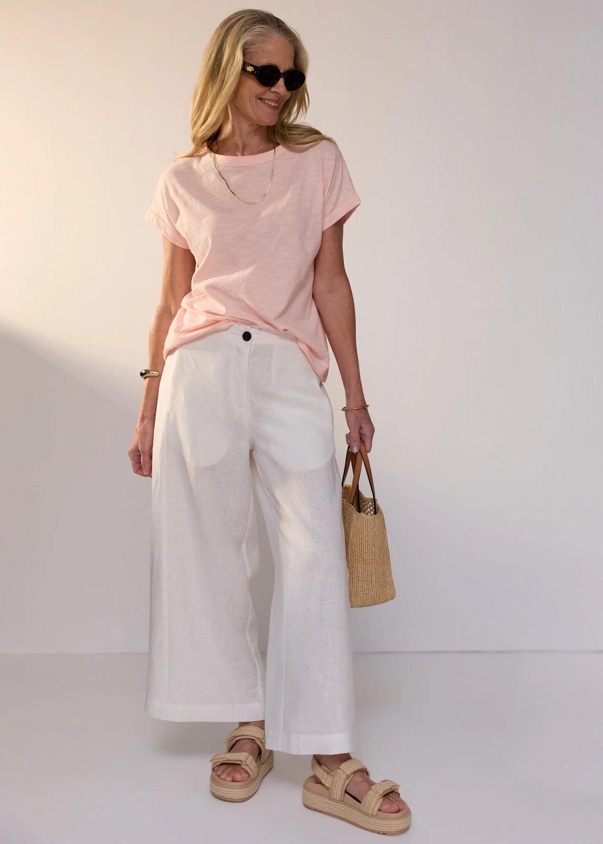 POL Onda Pant - White