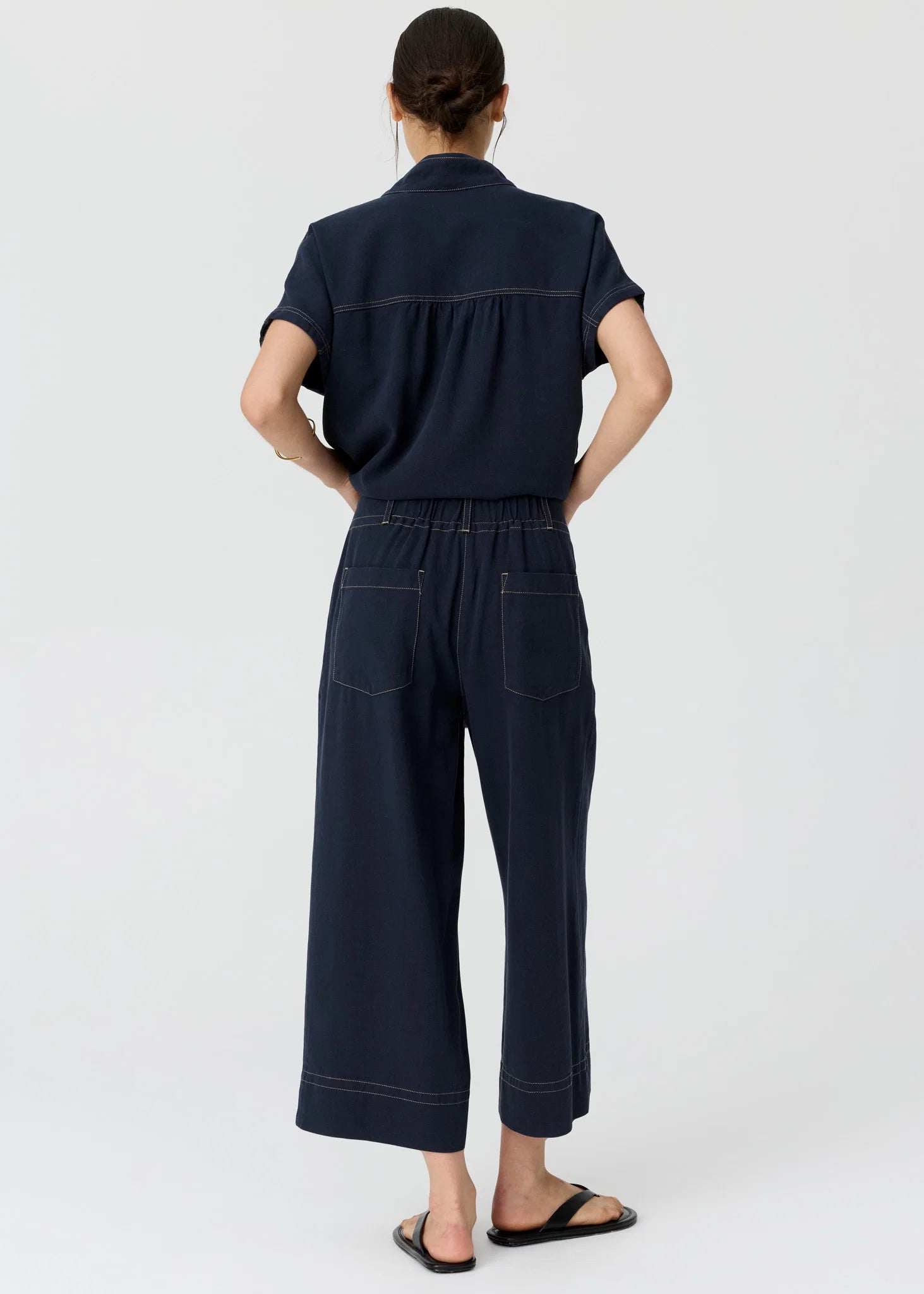 POL Anise Crop Pant - Ink