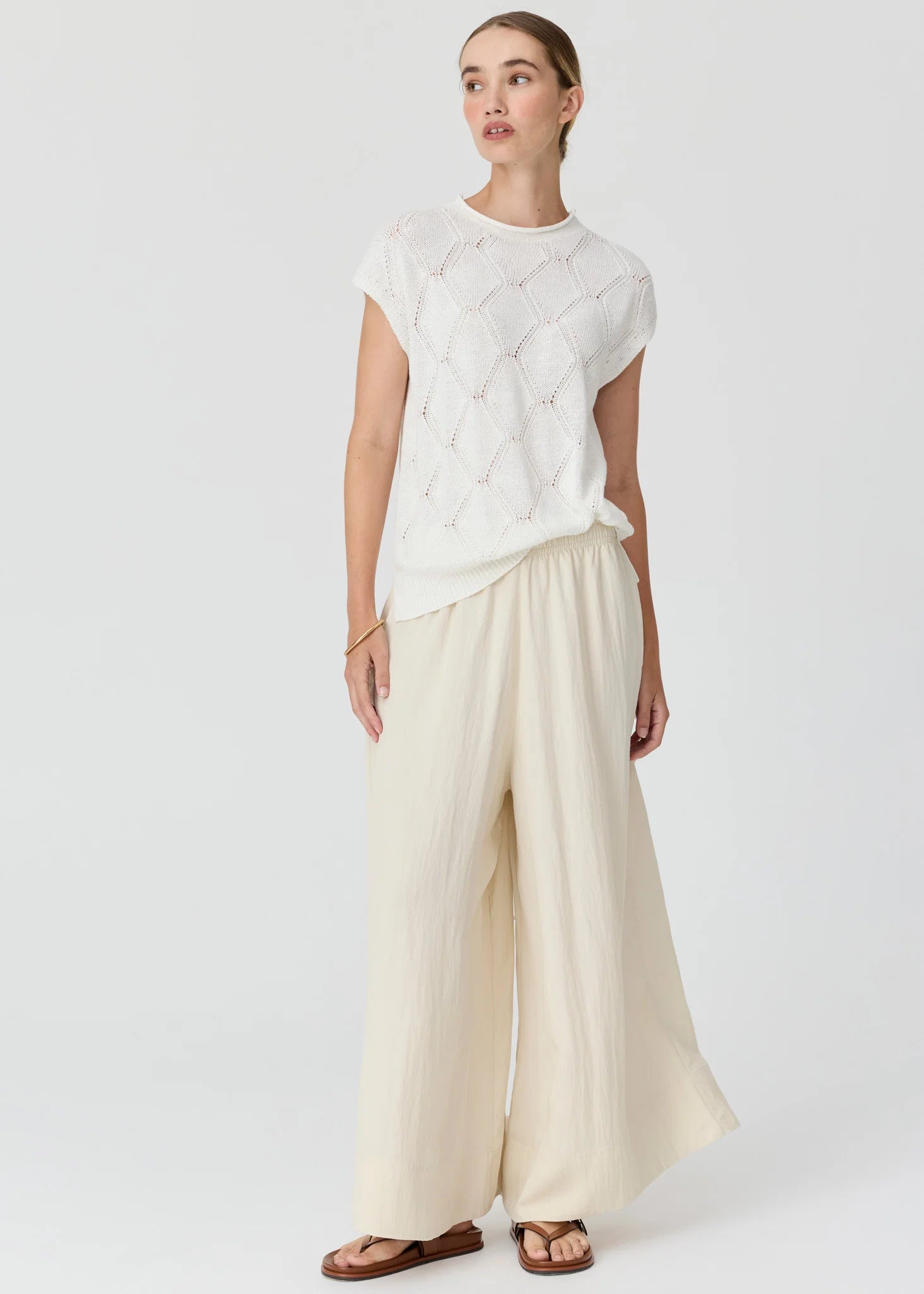 POL Aster Pant - Ecru