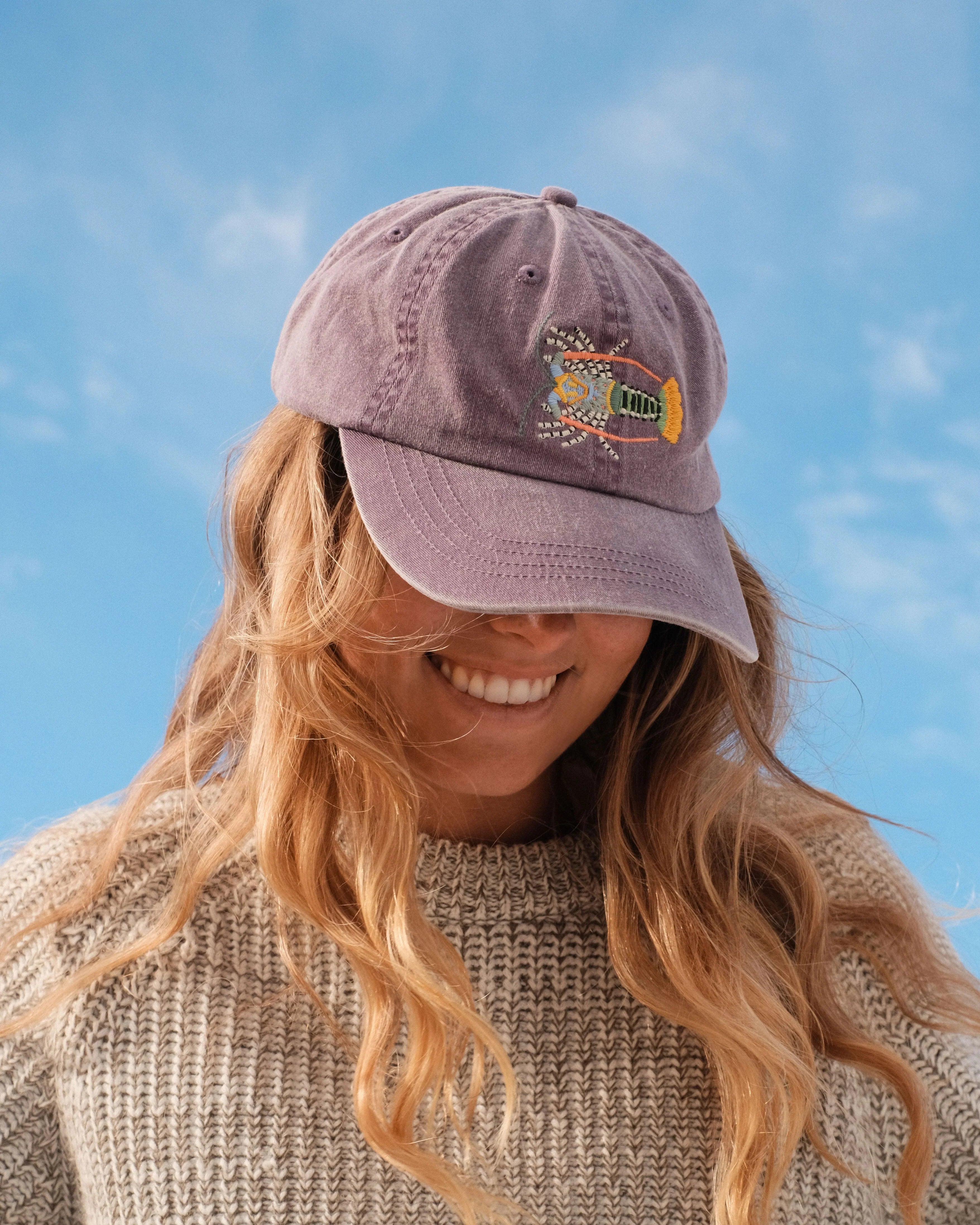 Pallion Point Tropical Rock Lobster Lid - Purple