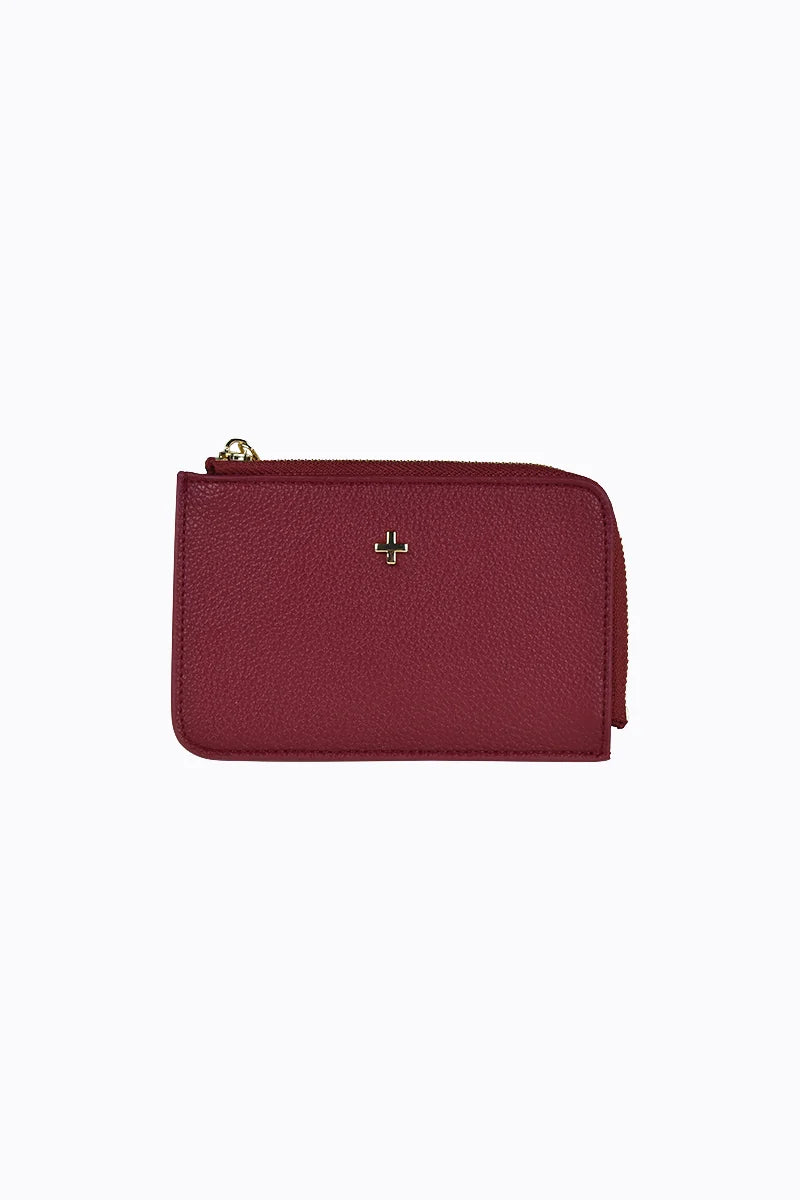 Peta + Jain Fitz CC Wallet - Berry Pebble/Gold
