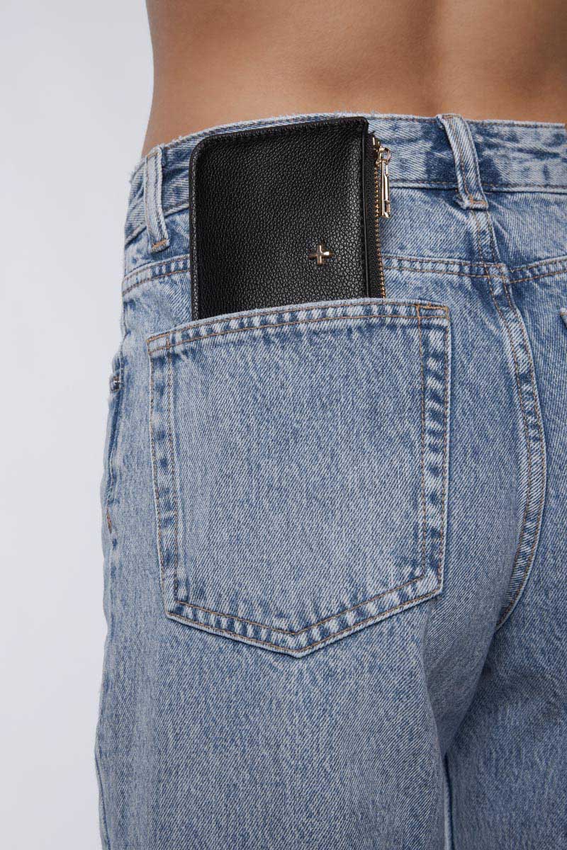 Peta + Jain Fitz CC Wallet - Black Pebble/Gold