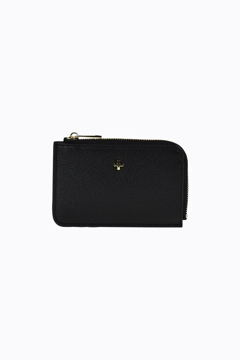Peta + Jain Fitz CC Wallet - Black Pebble/Gold