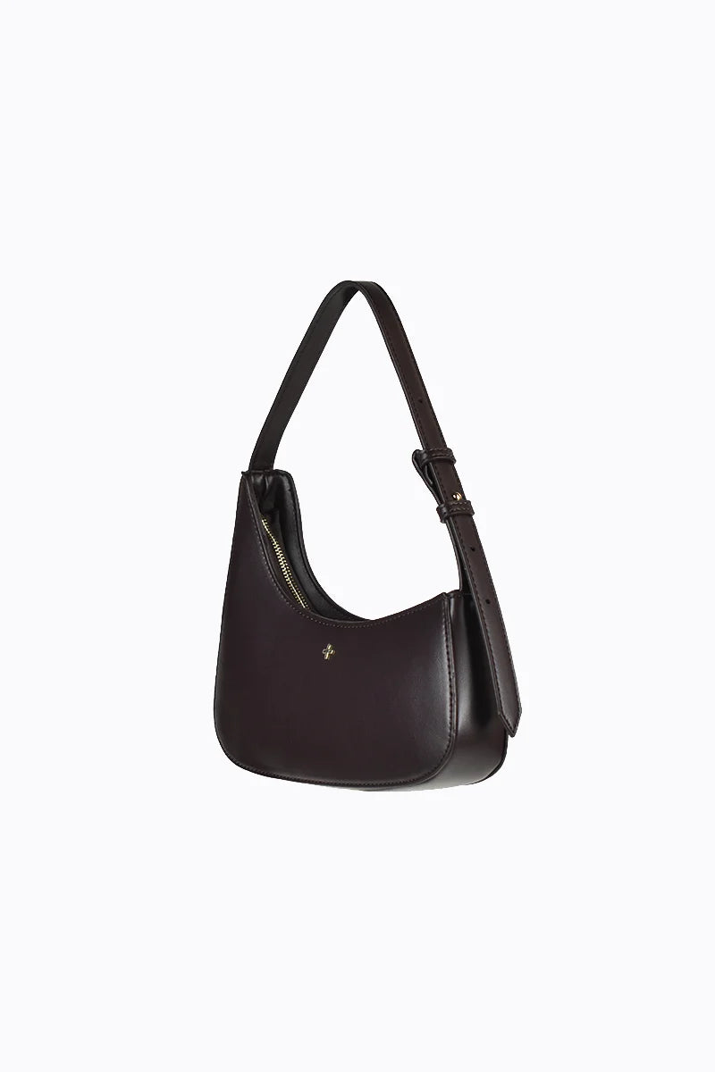 Peta + Jain Gala Assymetric Shoulder Bag - Choc/Gold