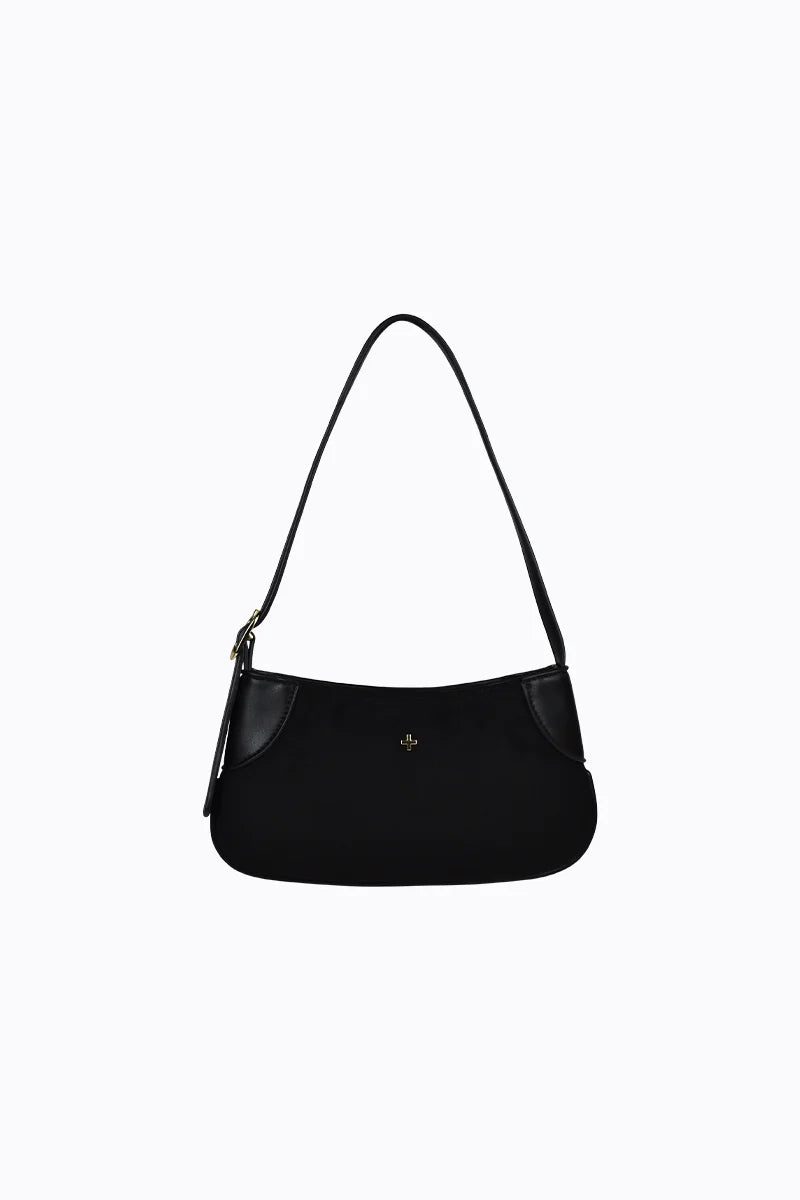 Peta + Jain Glinda Mini Shoulder - Black Suede