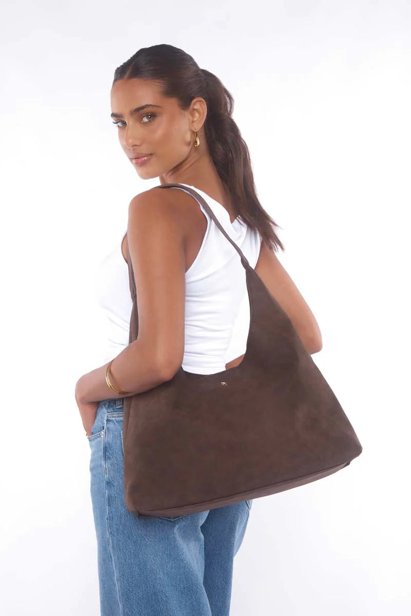 Peta + Jain Jami Tote - Choc/Suede