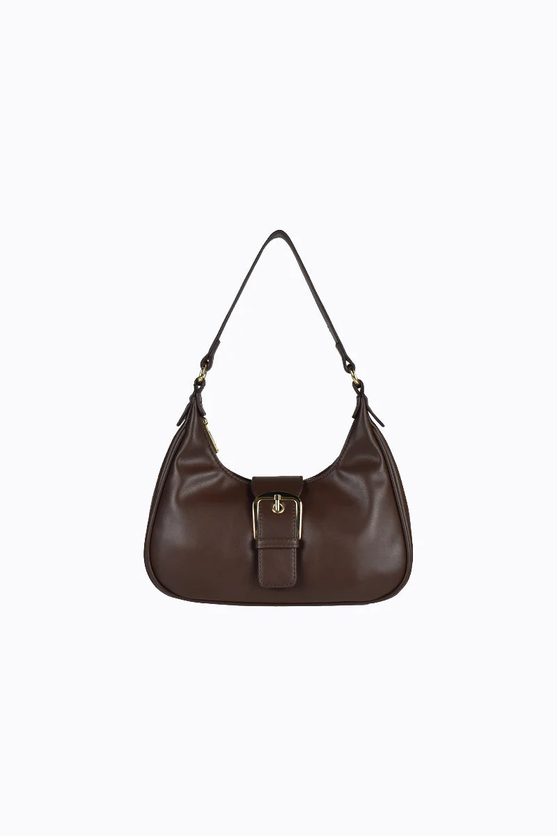 Peta + Jain Millie Scoop Shoulder Bag - Choc/Gold