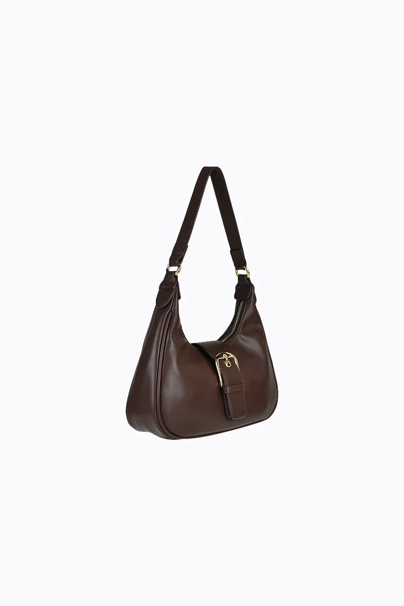 Peta + Jain Millie Scoop Shoulder Bag - Choc/Gold
