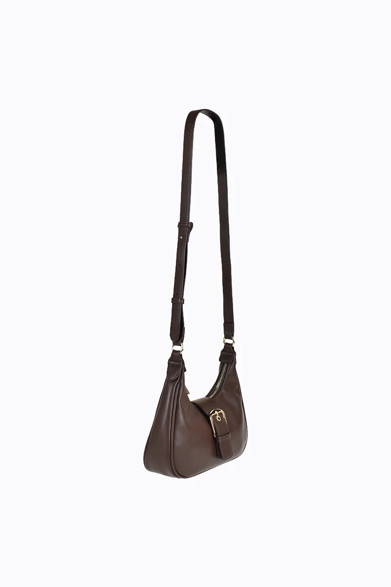 Peta + Jain Millie Scoop Shoulder Bag - Choc/Gold