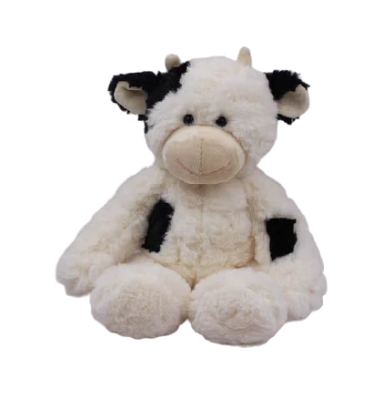 Petite Vous Plush Wilbur the B & W Cow