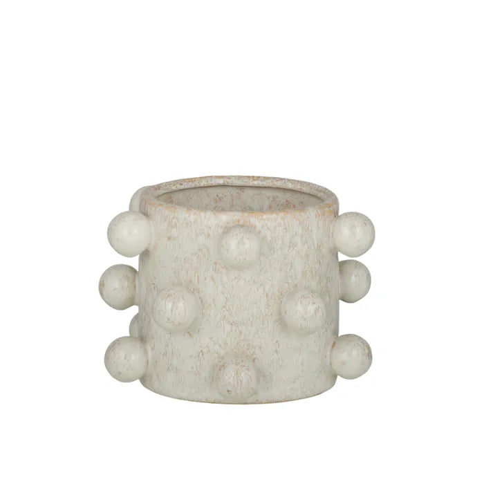 Pip Ceramic Pot - White