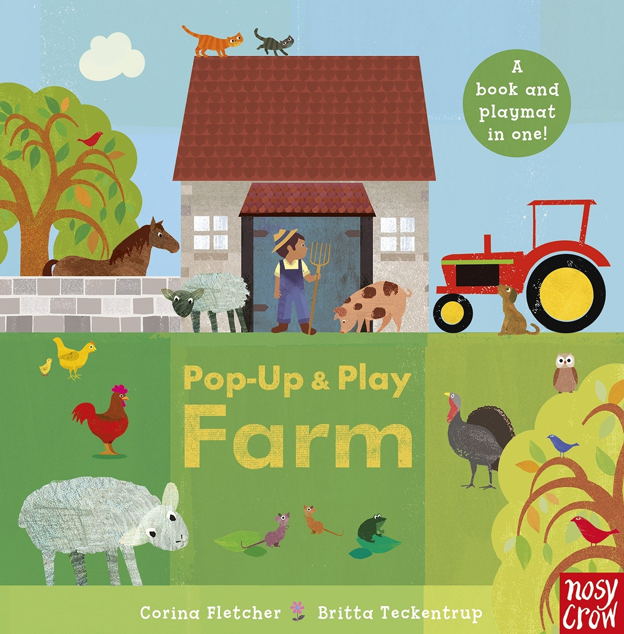 Pop Up & Play Farm - Book & Playmat