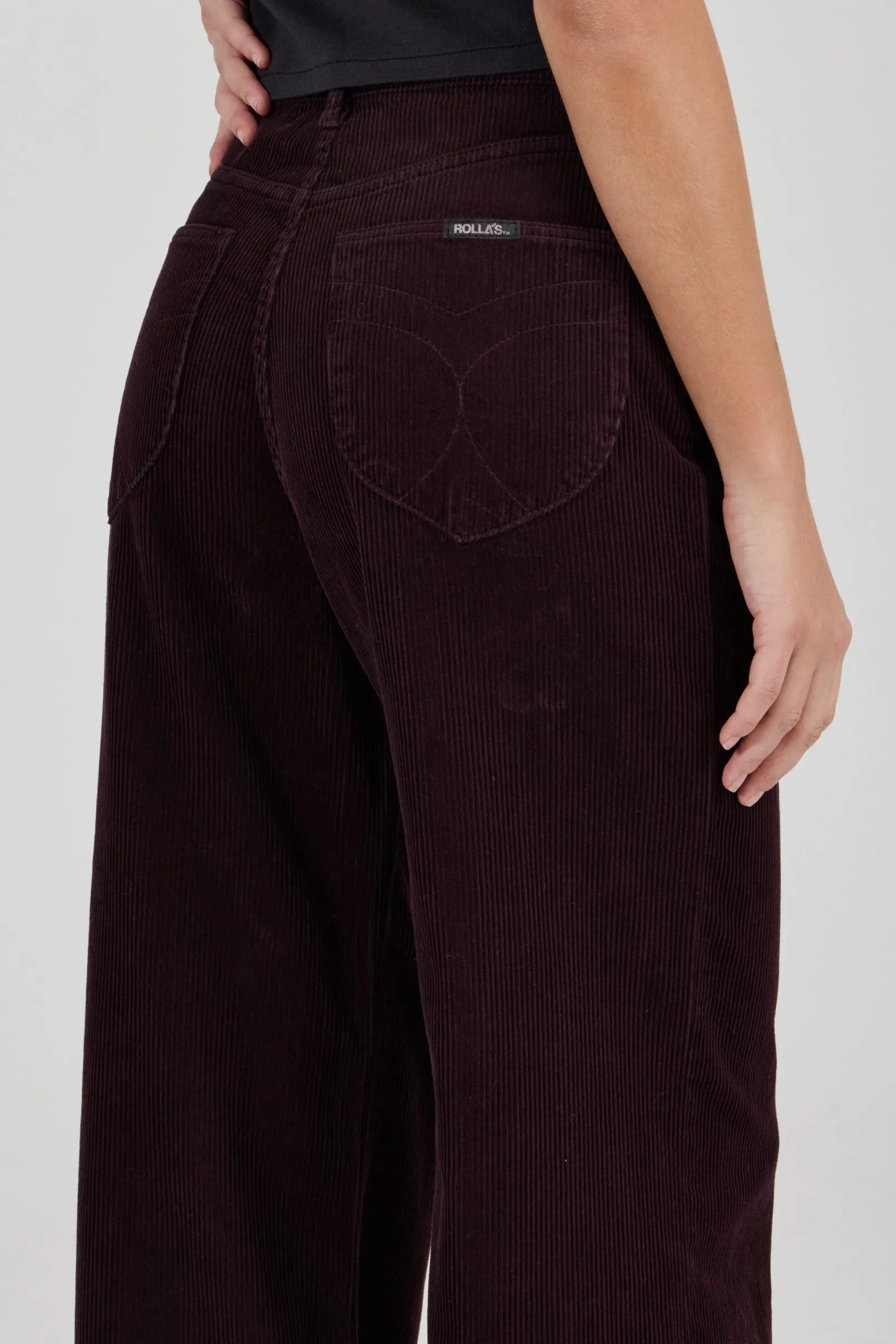 Rollas Relaxed Sailor Long Cord - Dark Cherry
