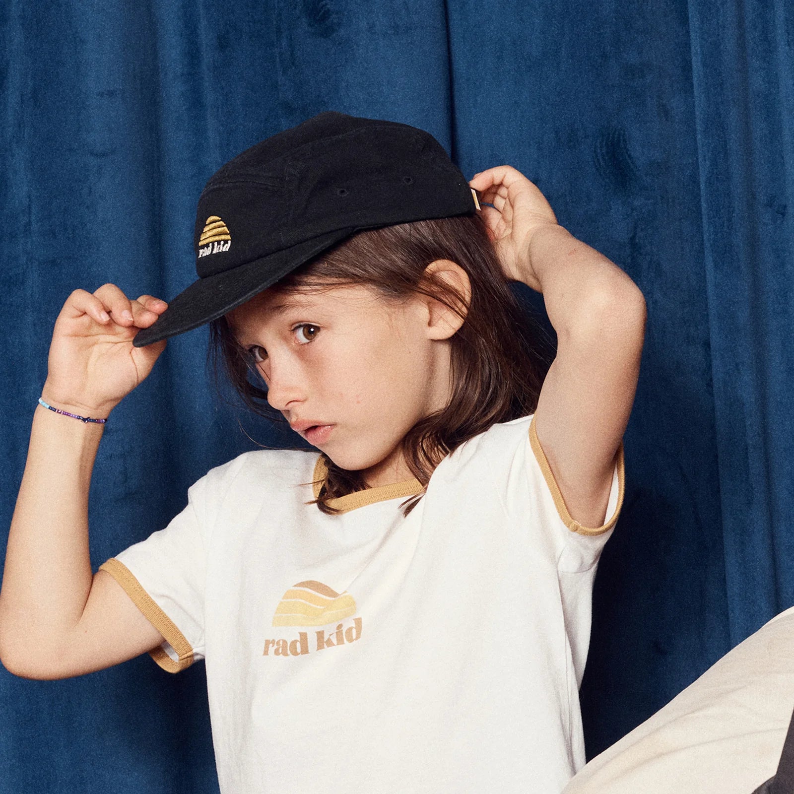 Banabae Rad Kid 5 Panel Cap - Washed Black