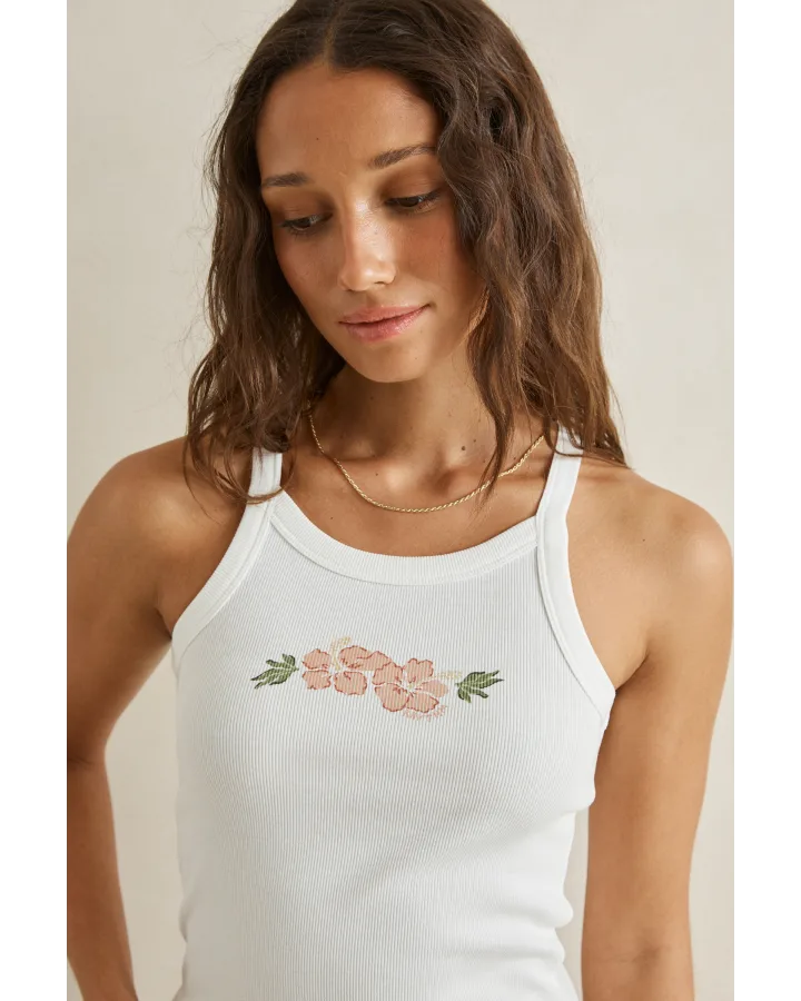 Rhythm Koko Tank - White