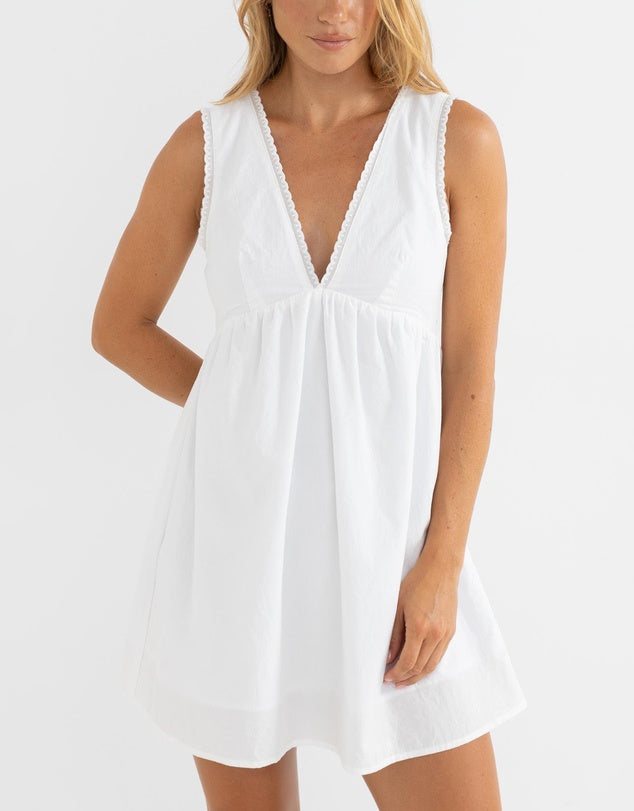 Rhythm Presley Dress - Off White