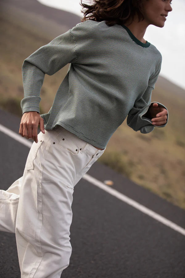 Rhythm Lexi Stripe LS Top - Pine