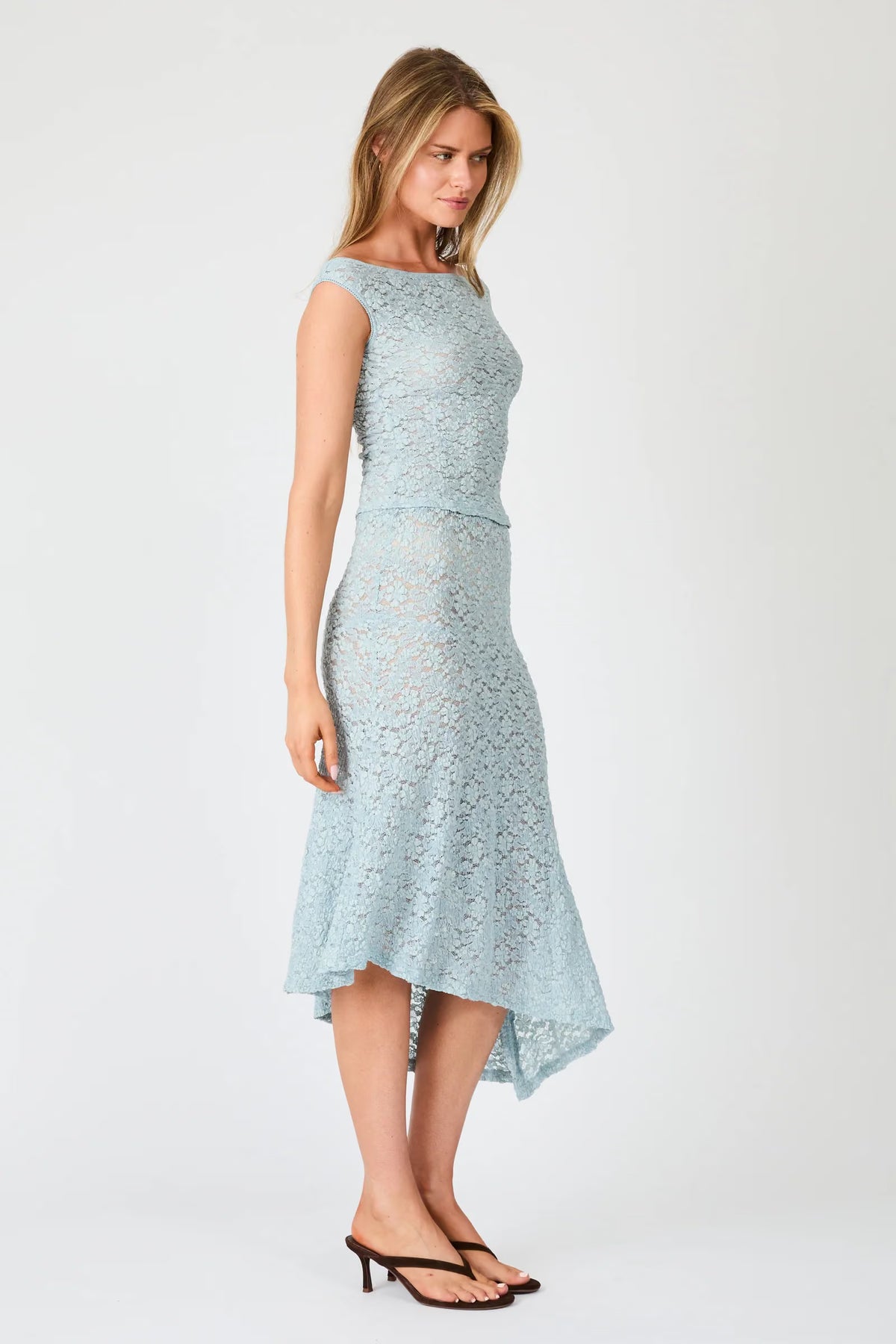 Rollas Fia Lace Top - Mist