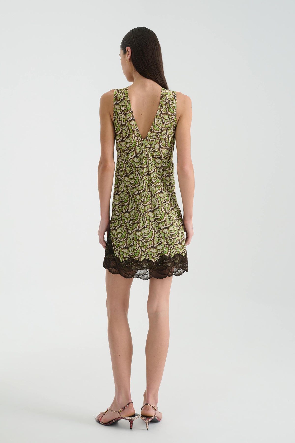 Rowie Annie Silk Mini Dress - Papillon