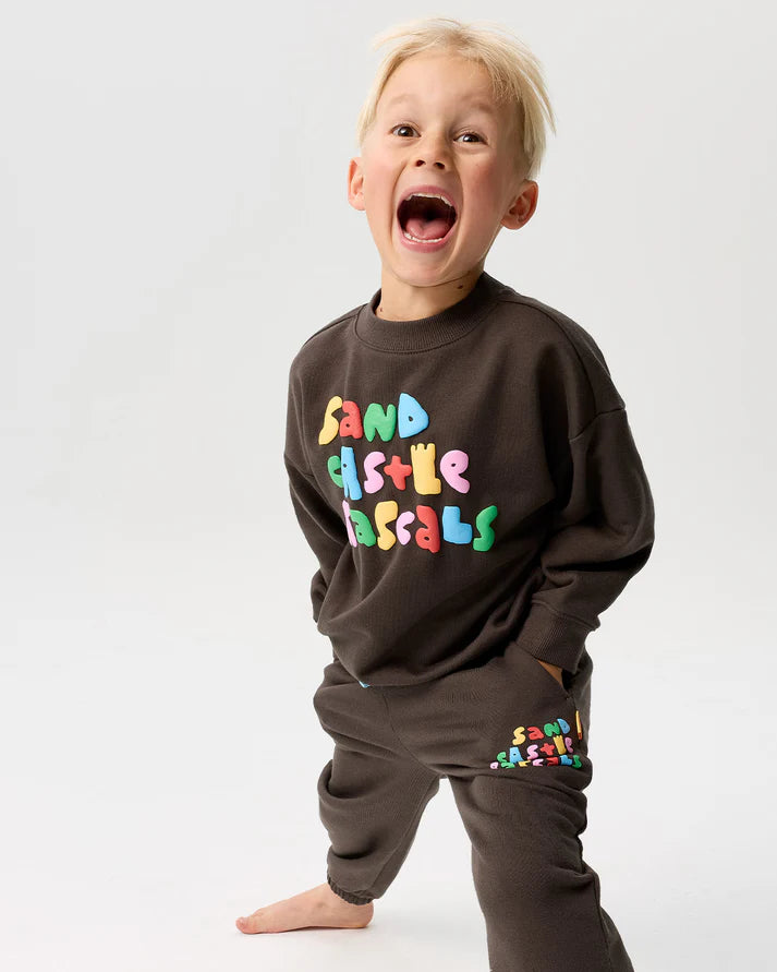 Sandcastle Rascals Sweat - Charcoal