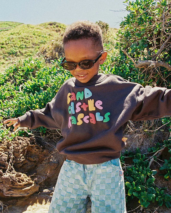 Sandcastle Rascals Sweat - Charcoal