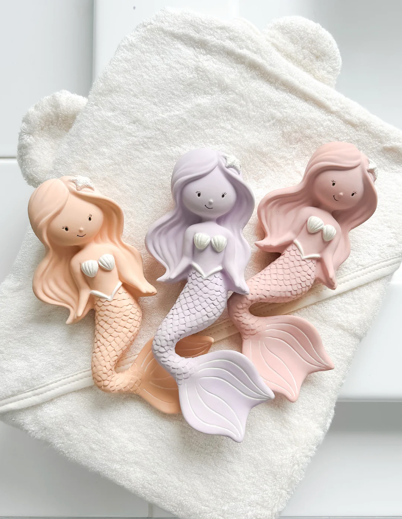 Winnie Parkes Mermaid Teether - Peach