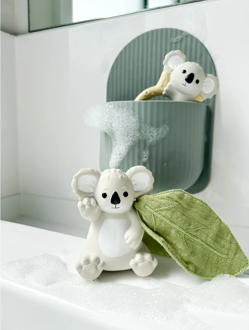 Winnie Parkes Koala Teething Rattle & Scrunch