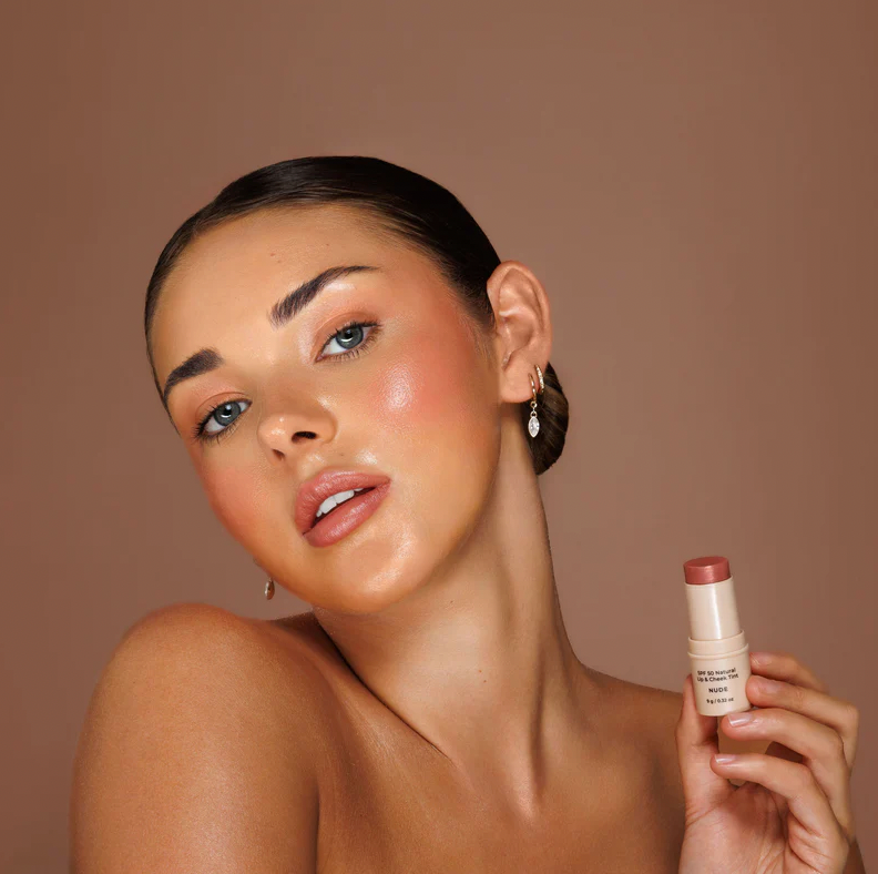 Avocado Zinc SPF 50 Natural Lip & Cheek Tint - Nude