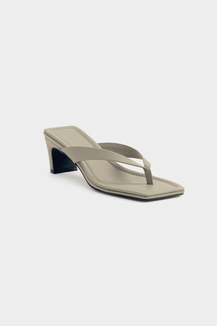 Nude Lucy Gael leather Heel - Sage