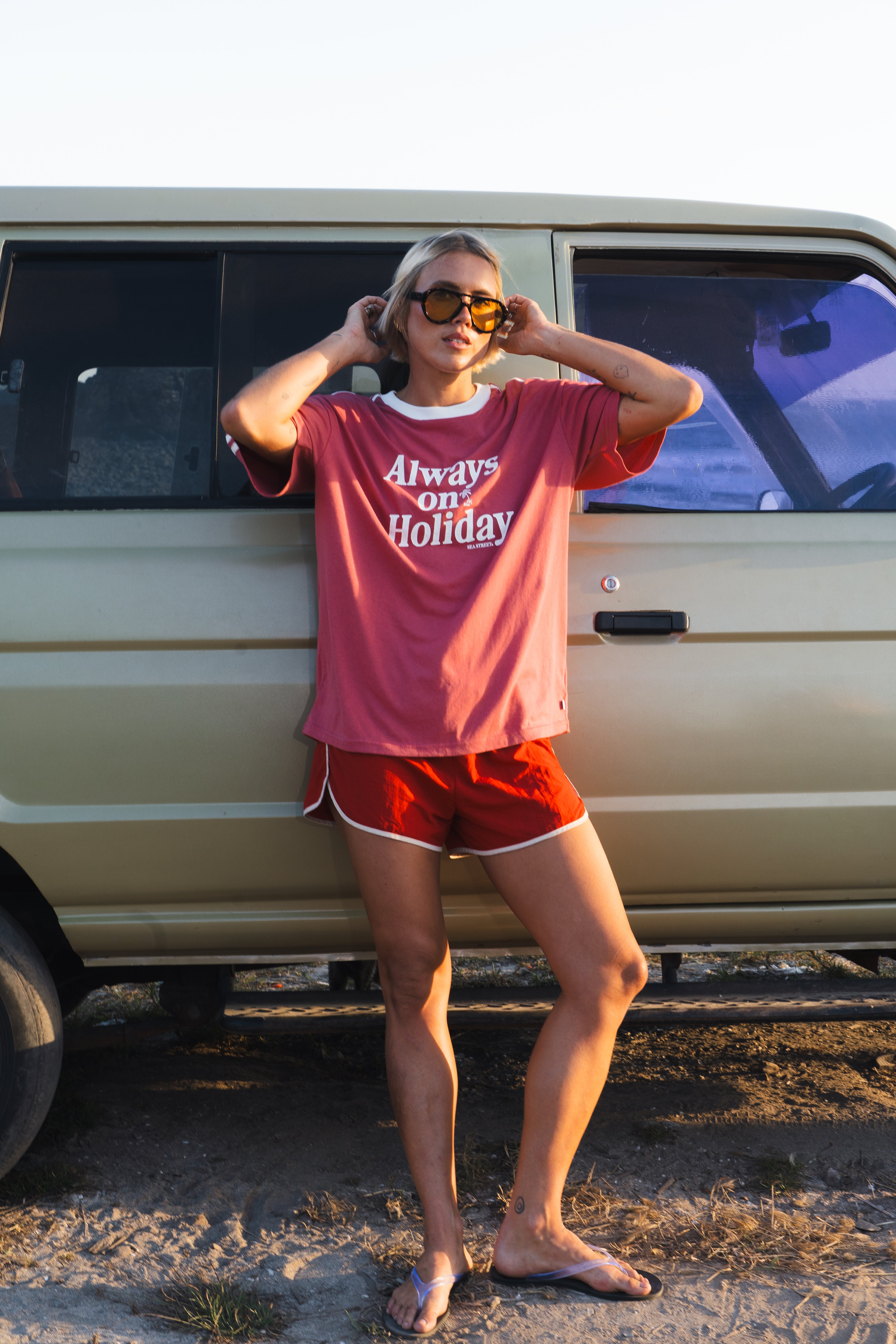 Sea Street AOH Relaxed T-Shirt - Faded Red