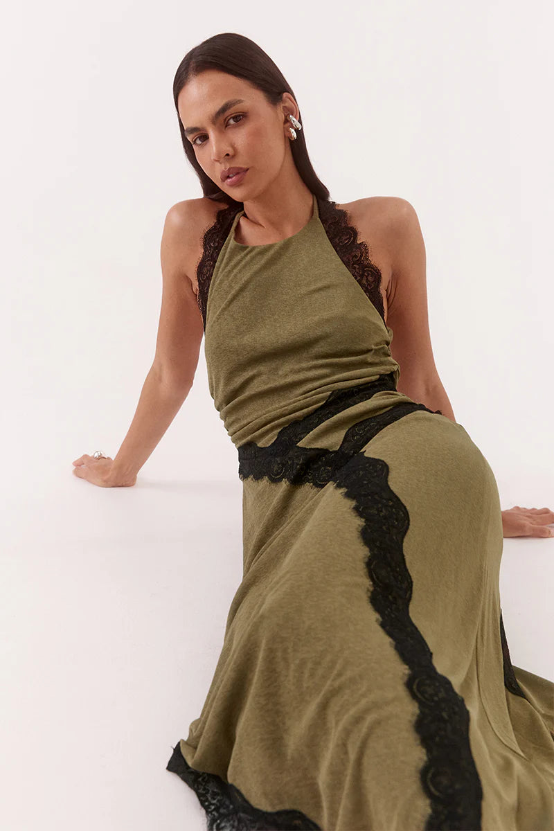 Sovere Loni Dress - Olive