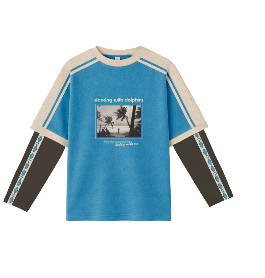 Spicy Dugong Dancing With Dolphins Long Sleeve