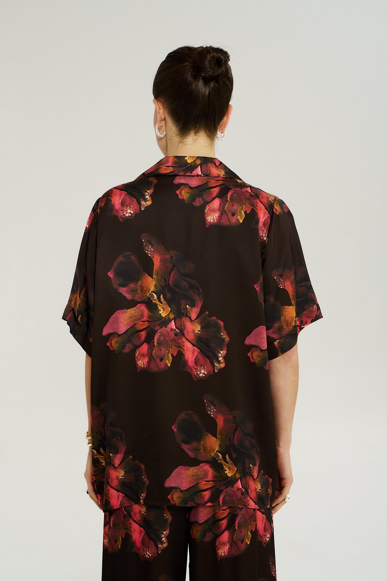 Summi Summi Button Up Shirt - Chocolat Petal