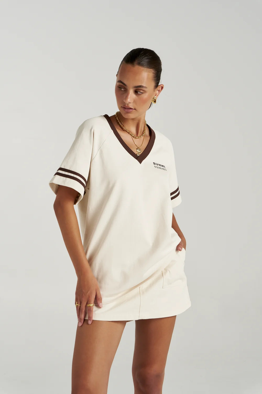 Summi Summi Carpenter Skirt - Ecru