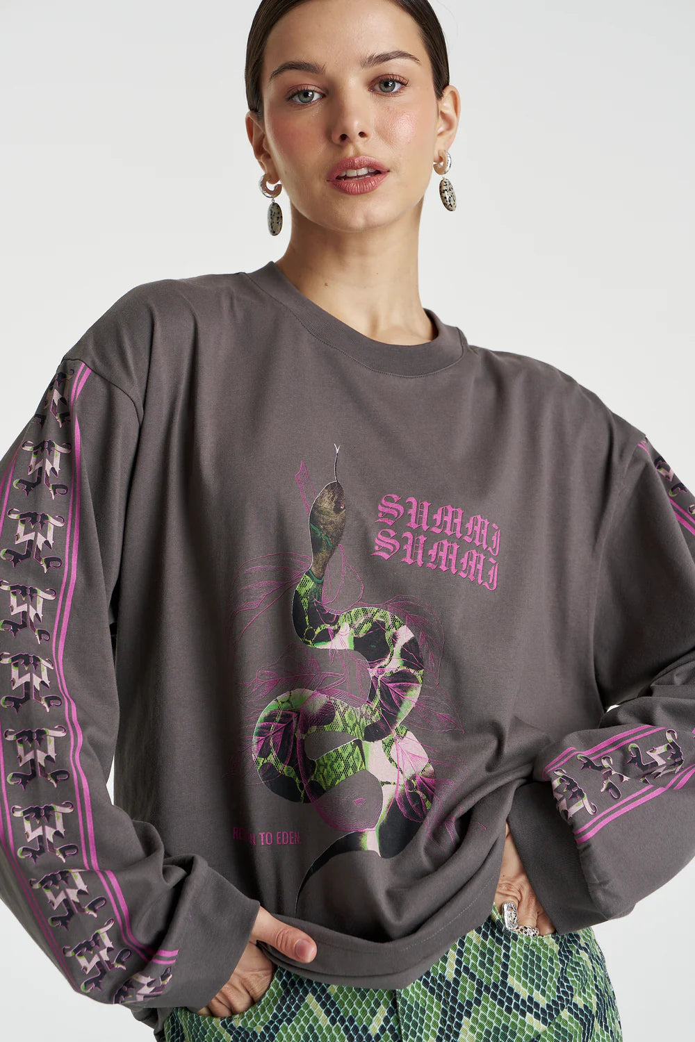 Summi Summi Eden LS Tee - Shadow