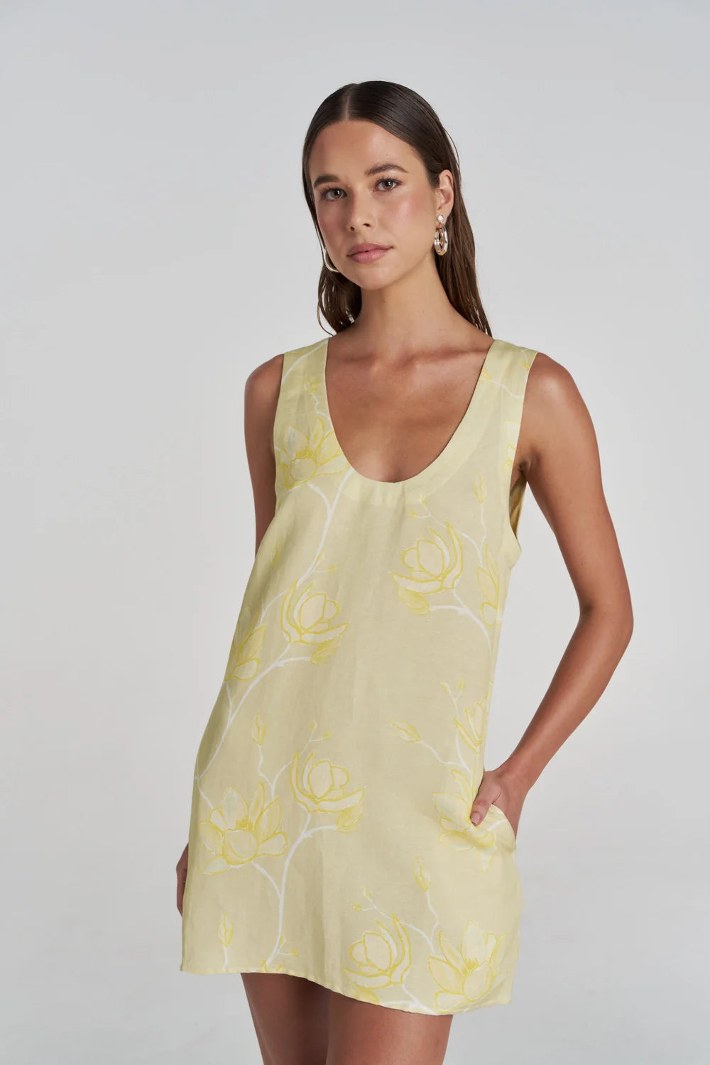 Summi Summi Flora Mini Dress - Magnolia COMING SOON