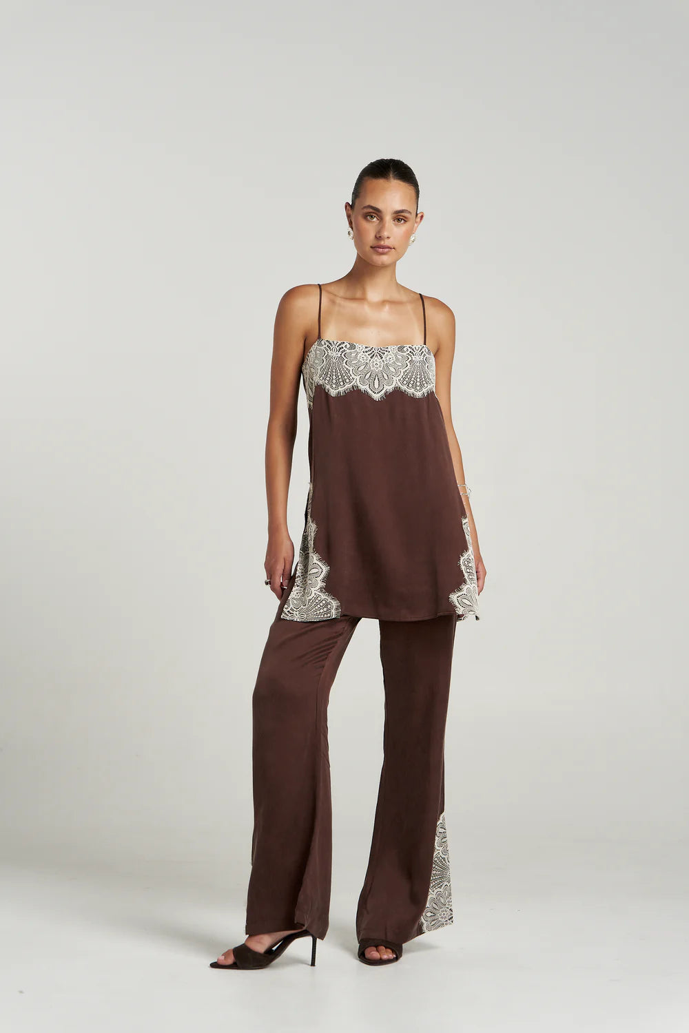 Summi Summi Florence Shift Top - Espresso