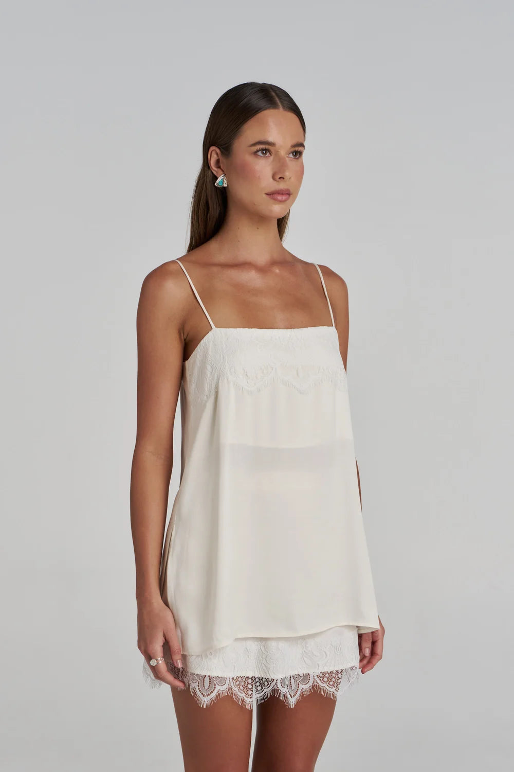 Summi Summi Florence Shift Top - White COMING SOON