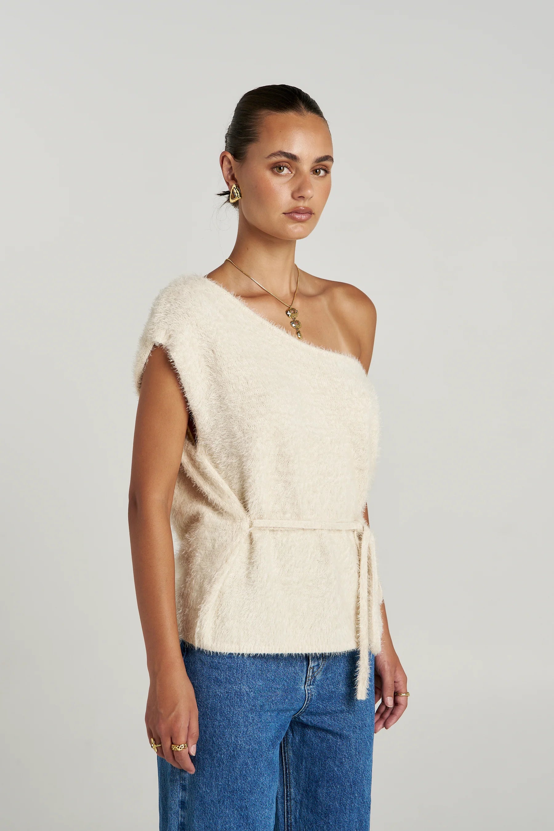 Summi Summi Ivy Knit Top - Lily White