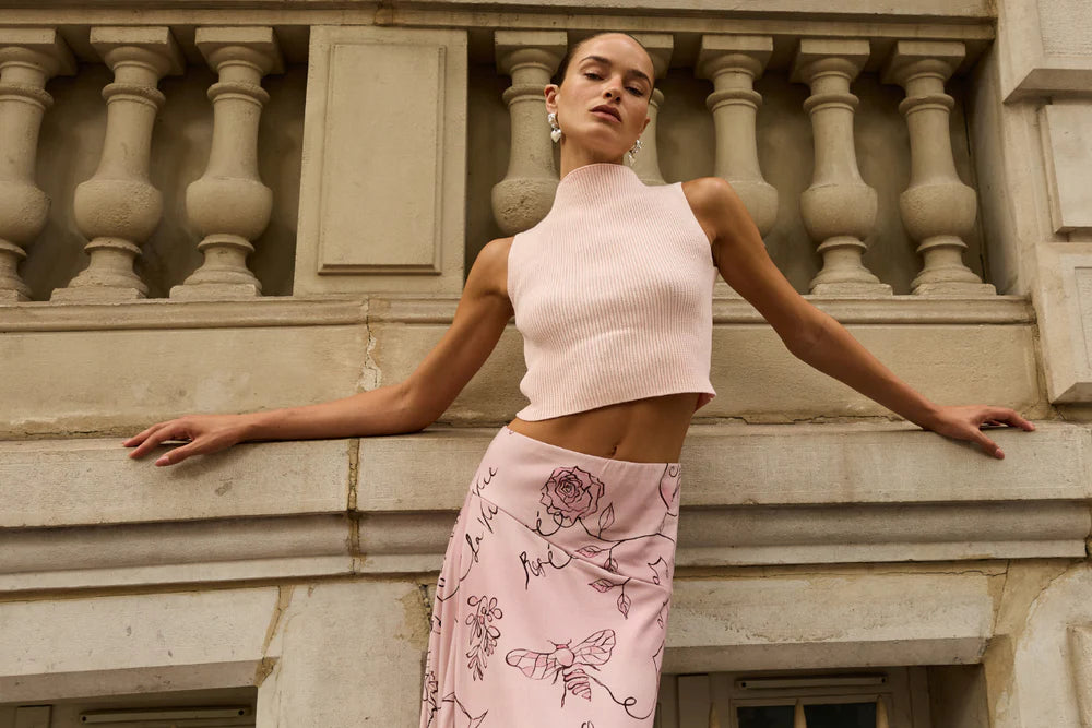 Summi Summi Knit High Neck Tank