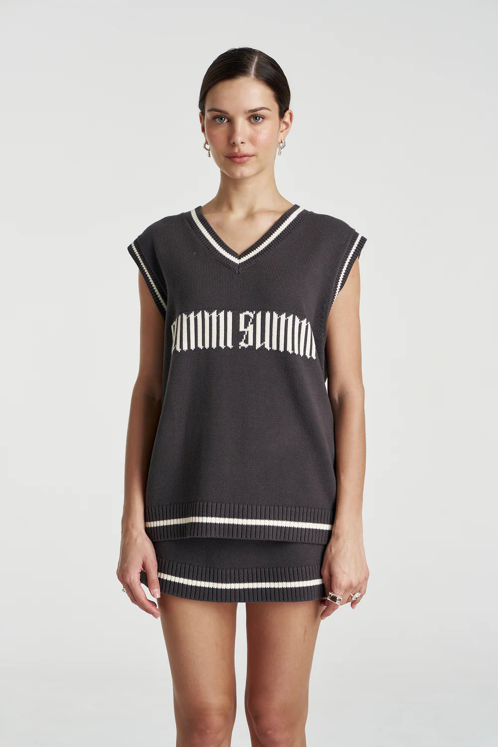 Summi Summi Knit Vest - Shadow