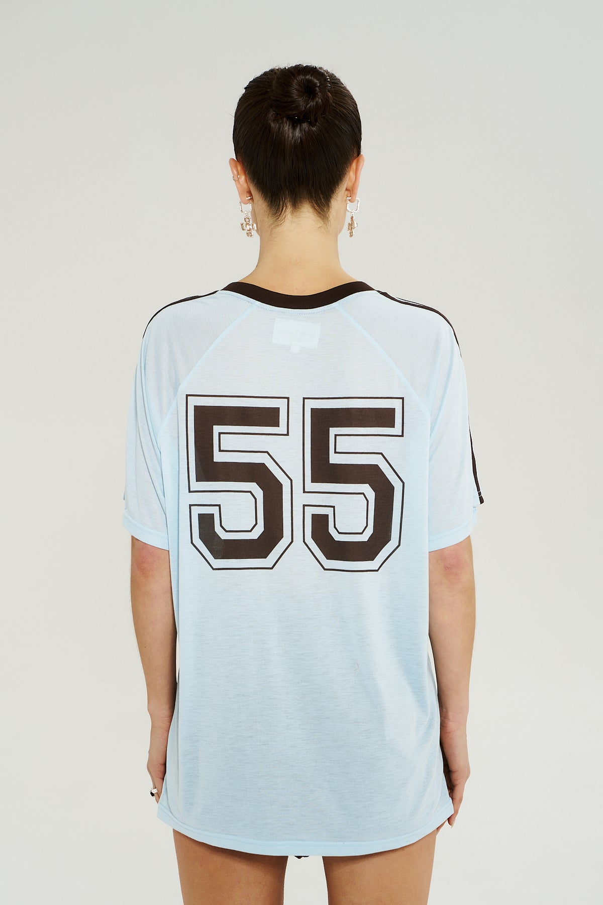 Summi Summi V Neck Jersey Tee - Icel