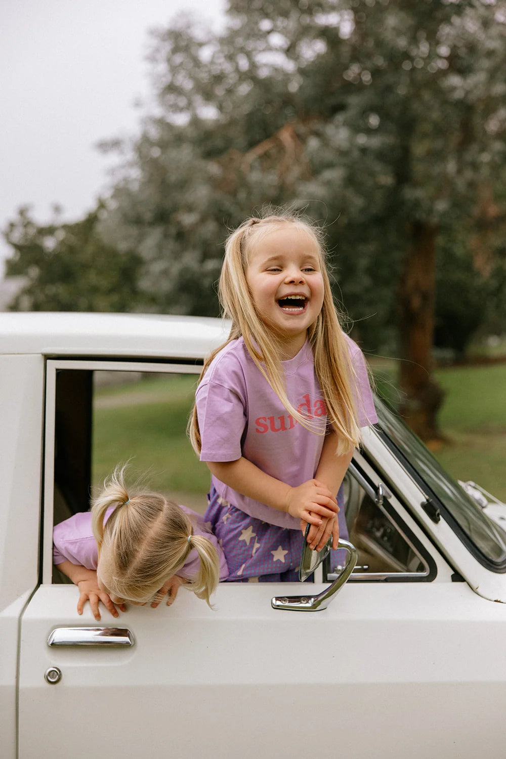 Sunday Siblings Sunday Tee - Purple